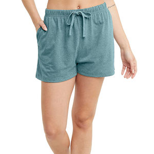 Shorts de sport pour femmes en gros, vierges, avec cordon de serrage, pour l'entraînement, la gym, la détente, la course et le jogging - Product Image 1