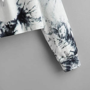 Ensemble sweat à capuche court et short pour femme, col montant, en polaire de haute qualité, prix raisonnable, collection hiver - Product Image 5