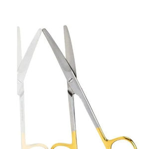 Tijeras Metzenbaum de 23 cm, Chapadas en Oro, Acero Inoxidable Médico, Disección de Tejidos Blandos de Precisión, Instrumentos Quirúrgicos - Product Image 6
