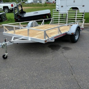 Semirremolque de plataforma plana de 3 ejes con plataforma de acero premium, construido para un manejo de carga confiable con un rendimiento de carga de 2 a 3 toneladas. - Product Image 2