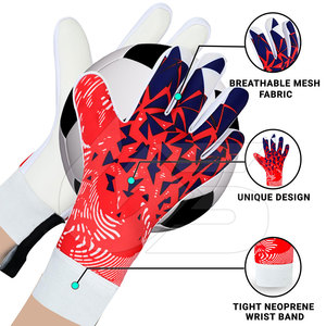 Gants de gardien de but en cuir durables, best-sellers, avec options de logo personnalisé et d'étiquette privée, imperméables et antidérapants - Product Image 4