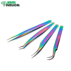 Advanced Surgical Instruments Global Supplier <b>Eyelash</b> Extension Tweezers Set for Lash <b>Application</b> - Product Image 1