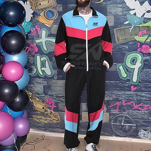 ชุดวินด์เบรกเกอร์หลากสี เสื้อแจ็คเก็ตและกางเกงสำหรับกิจกรรมกลางแจ้ง ระบายอากาศได้ดี ชุดฝึกซ้อมน้ำหนักเบา - Product Image 3
