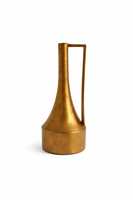 Ensemble de 3 vases à fleurs en métal art déco modernes et luxueux, de différentes tailles, fabriqués à la main, pour la décoration de la maison et des hôtels par Nyxora Atelier