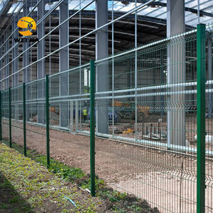 Clôture de jardin galvanisée par immersion, courbée en 3D, clôture soudée, <span class=keywords><strong>grillage</strong></span> <span class=keywords><strong>rigide</strong></span> haut de 3 m, Maurice - Product Image 1