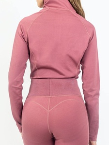 Venta al por mayor de encargo de montar a caballo de manga larga capa base ecuestre ropa ecuestre Tops para damas equino elegante - Product Image 4