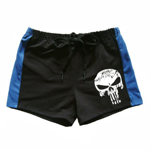 Pantalones Cortos Deportivos Casuales para Hombre, de Poliéster Negro, con Cordón Ajustable, Logotipo Frontal, Transpirables, de Cintura Media - Product Image 2