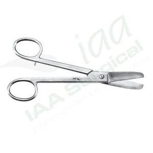 Ciseaux chirurgicaux Lorenz 23 cm (9 pouces) à lames pointues angulées, manches courbés, en acier inoxydable, instrument de chirurgie générale - Product Image 3