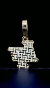 สร้อยคอจี้ฮิปฮอป VVS Moissanite 925สีเงินพร้อมจี้เพชรเย็นชุบทองแบบกำหนดเอง - Product Image 6