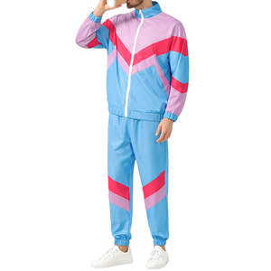 Conjunto de Chaqueta Cortavientos para Hombre, Precio Económico al por Mayor, Transpirable, Informal, Sólido, Ligero, Resistente al Viento, con Bolsillos Laterales, de Poliéster, para Correr y Trotar - Product Image 3