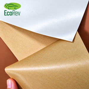 Papier d'emballage pour couverts jetables anti-frisottis, recyclable et imprimable, 40 g/m² + 9 g/m², pour couteau et fourchette, 120 mm - Product Image 5