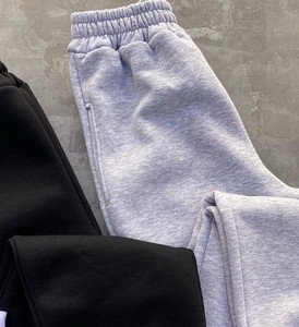 Pantalones Deportivos para Mujer, Pierna Ancha, Leggings de Gimnasio, Cintura Alta, Levanta Glúteos, Rectos, Mezcla de Poliéster/Algodón, Secado Rápido, Color Liso, Casuales - Product Image 4