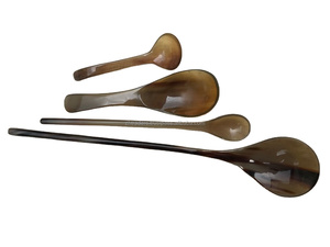Cucharas de Cuerno de Vaca Hechas a Mano, Pulimentadas, Ecológicas y de Alta Calidad, Vajilla de Cuerno de Búfalo Natural para Eventos, Hoteles y Uso en la Cocina - Product Image 3