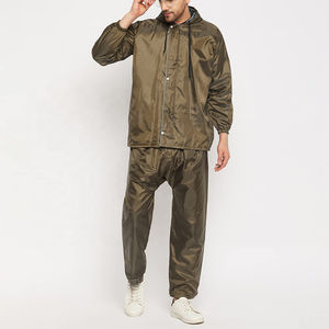 Traje Impermeable para Hombre con Logotipo Personalizado, Chaqueta y Pantalones Resistentes al Viento, Fabricante Mayorista de Ropa para Exteriores - Product Image 5