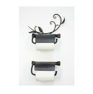 Support de papier toilette multifonctionnel en fer, étagère de rangement, organisateur de salle de bain, construction robuste et durable - Product Image 3