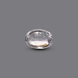 Synthetic Paraiba Square Cut White Zircon 6.05 Carat Loose Gemstone for Fine Jewelry - Product Image 2