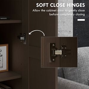 ตู้ครัวพร้อมชั้นวางของ ตู้เก็บของสำหรับจัดเก็บกาแฟ - Product Image 5