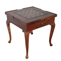Table de jeu antique Table d'échecs classique avec peint à la main en couleur or pour l'intérieur conçu de meubles de maison de style européen