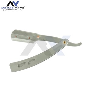 Professional <b>Straight</b> <b>Edge</b> Barber Swing Lock <b>Razor</b> Premium Stainless Steel Manual Face Wet Shaving Tool for Men Custom Logo OEM - Product Image 2