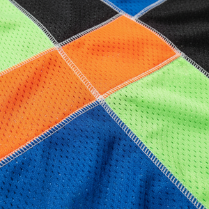 Shorts de sport en maille patchwork premium - Respirants, style streetwear athlétique, faible MOQ - Product Image 3