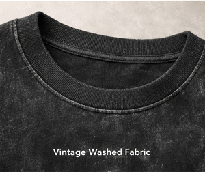 T-shirt court surdimensionné délavé à l'acide personnalisé 100% coton noir vintage avec motif urbain streetwear, impression de logo personnalisée - Product Image 3