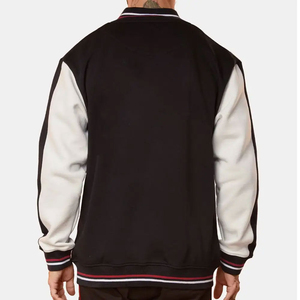 Custom Varsity <b>Jacket</b> Men-Wholesale Price Hot Sale Streetwear Unique Embroidery Premium Quality Stand Collar Wool Winter <b>Jackets</b> - Product Image 6
