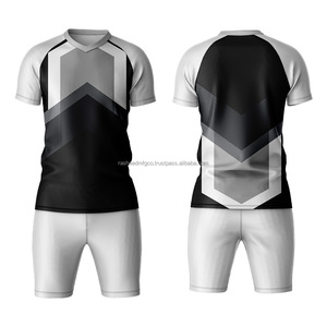 2025 vente en gros uniforme de football conception personnalisée ensemble de vêtements d'équipe tissu en maille évacuation de l'humidité tenue de sport OEM ODM fabricant - Product Image 1