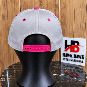 Gorra Snapback Unisex Clásica de Ala Plana con Diseño Moderno Personalizado, 6 Paneles, Blanca y Azul con Logotipo Bordado - Product Image 2