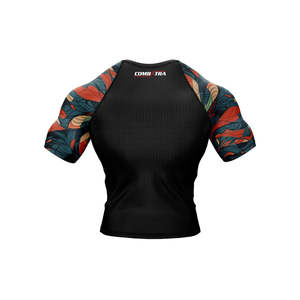 Custom Short <b>Sleeve</b> Men's MMA Rash Guard-Breathable Comfortable Custom Logo OEM Service High Quality Custom Color & Material - Product Image 6