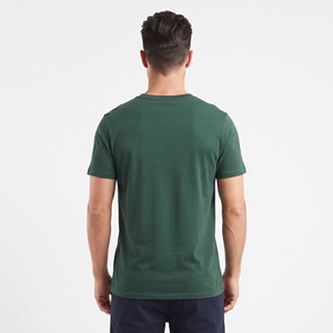Camiseta Casual de Moda para Hombre de Alta Calidad, Cuello en V, Básica, Lisa, Cómoda, de Manga Corta, Tejido de Punto, Venta al Por Mayor de Fábrica China - Product Image 4