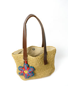 Bolso Boho de Moda 2026, Bolso de Hombro Bohemio de Rafia Tejida a Crochet de Diseñador, Superventas, con Asa de Cuero, Precio al por Mayor - Product Image 4