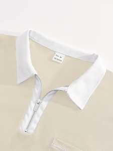Polo pour homme, fabrication directe, logo personnalisé, 100% coton, séchage rapide, coupe ajustée, manches courtes, motif uni, tricoté - Product Image 3