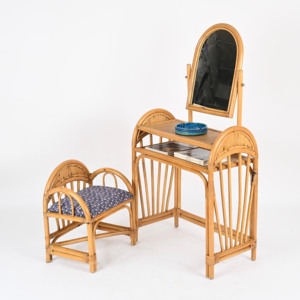 Stunning rattan <b>dressing</b> <b>table</b> bedroom furniture essentials great quality vanity make-up <b>tables</b> - Product Image 1