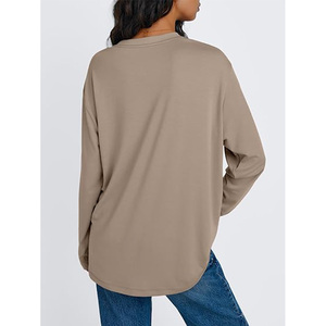 T-shirt noir délavé oversize, style décontracté, couleur unie, unisexe, manches courtes, col rond, écologique, 100% coton - Product Image 6