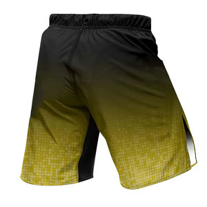 Shorts de grappling MMA pour hommes, coupe classique, polyester/coton, séchage rapide, légers, vêtements de performance pour le Jiu Jitsu, la lutte et l'entraînement - Product Image 4
