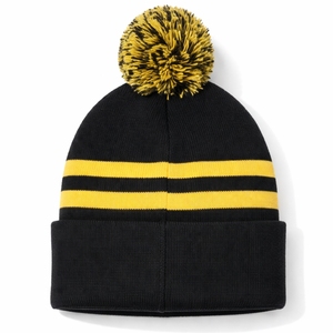 Gorro de Punto Unisex de Diseño Único para Invierno, Transpirable, Impermeable, 100% Acrílico, Estilo a Rayas, Cálido, Informal, Moderno, para Exteriores - Product Image 2