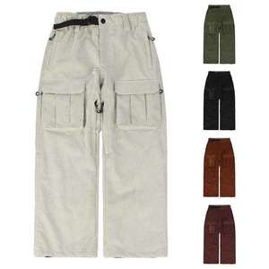 Pantalon de ski imperméable en velours côtelé pour homme et femme, pantalon de snowboard ample, pantalon cargo thermique, pantalon de neige d'hiver pour activités de plein air, pantalon de ski à jambes larges - Product Image 1