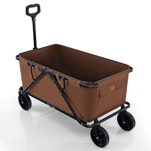 Carrello Pieghevole con Manubrio Regolabile per Campeggio - Product Image 1
