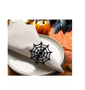 แหวนรองผ้าเช็ดปากโลหะสีดำ แหวนรองผ้าเช็ดปากเหล็กดัด ขายดี ราคาถูก แหวนรองผ้าเช็ดปากโลหะสีดำ - Product Image 1