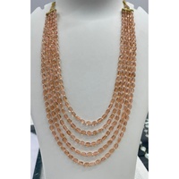 Collier 5 couches multicolore véritable aigue-marine couleurs perles de pierre de jade collier multi-brins pierre naturelle