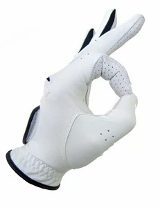 Guante de Golf de PU con Logotipo Personalizado, para Mano Izquierda, Antideslizante, Perforado, Unisex, con Cierre de Velcro - Product Image 4