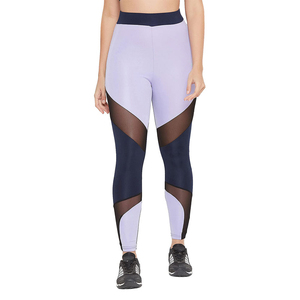 Ensemble de yoga pour femmes de qualité supérieure, matériau durable en spandex/nylon, respirant, léger, taille élastique, devant uni, personnalisable - Product Image 3