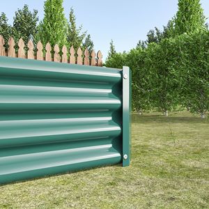 Kit Letto da Giardino Rialzato in Metallo 7.6x3.7x0.98ft per Fioriere, Ortaggi, Erbe Aromatiche, Spazi Verdi - Set da Giardino Versatile - Product Image 5