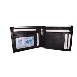 กระเป๋าสตางค์หนังแท้ผู้ชาย BSGI แฟชั่น กันน้ำ 100% ซับเหงื่อได้ดี ทนทานมาก เปิดปิดง่าย ปักลายตัวอักษร 6 - Product Image 4