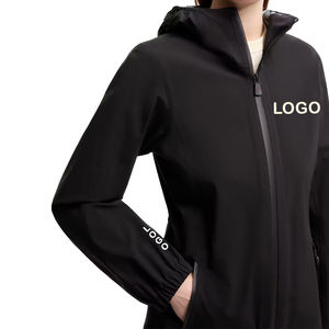 Veste coupe-vent technique imperméable haut de gamme pour femme, à capuche, pour la randonnée en plein air, option personnalisée - Product Image 5