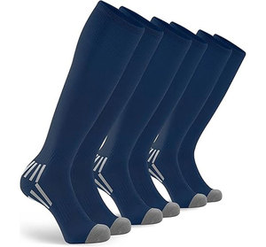 High Quality Lightweight Durable Striped Knee High <b>Waterproof</b> Seamless Fusing Breathable All Seasons Outdoor Sports <b>Socks</b> - Product Image 4