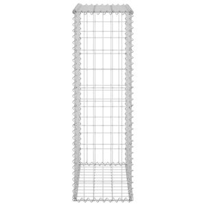 Pared de gaviones de acero galvanizado con cubiertas 23,6 \ "x11.8 \" x39.4 \ "para paisajismo y terraza - Product Image 4