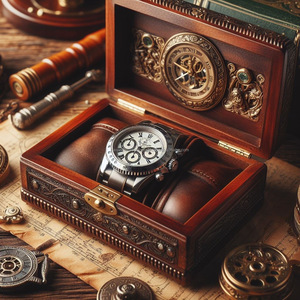 Récipients de stockage et d'emballage de montres en bois de luxe avec logo personnalisé Stockage de montres en bois de qualité supérieure - Product Image 2