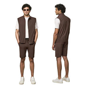 Ensemble de survêtement Gingtto pour homme, veste et pantalon, tissu technique extensible, ensemble 2 pièces - Product Image 2