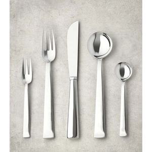 Juego de cubiertos de plata de acero inoxidable, con diseño único, de lujo, aspecto moderno, para restaurante, boda, hogar y hotel - Product Image 4